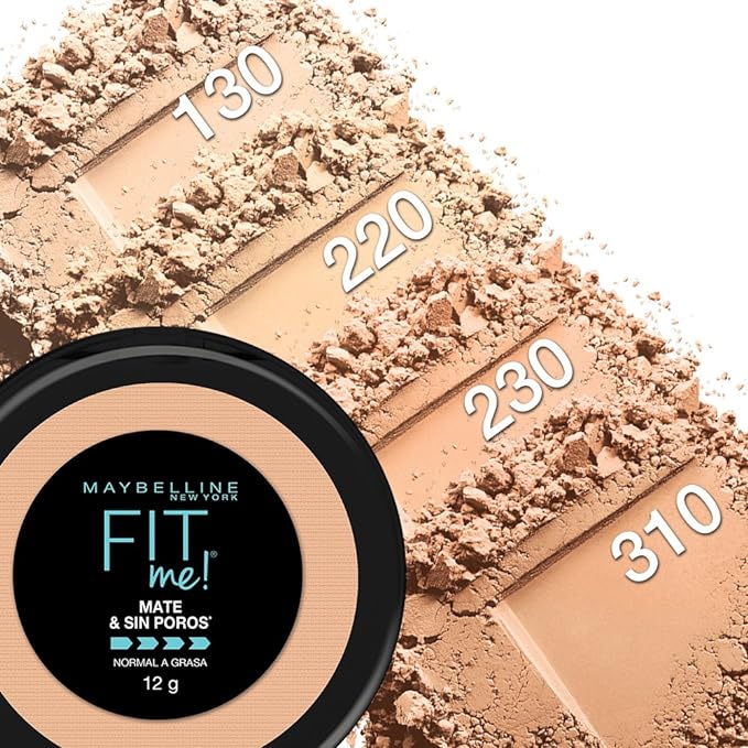 A Maybelline Super Natural Polvo Compacto Matte, 130 Buff Beige, 12 gr.
