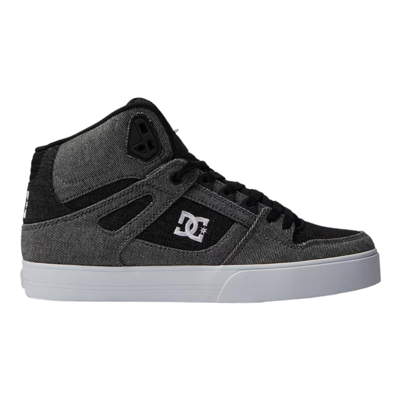 TENIS DC SHOES HOMBRE NEGRO DC SHOES PURE HIGH-TOP ADYS400046BDM.