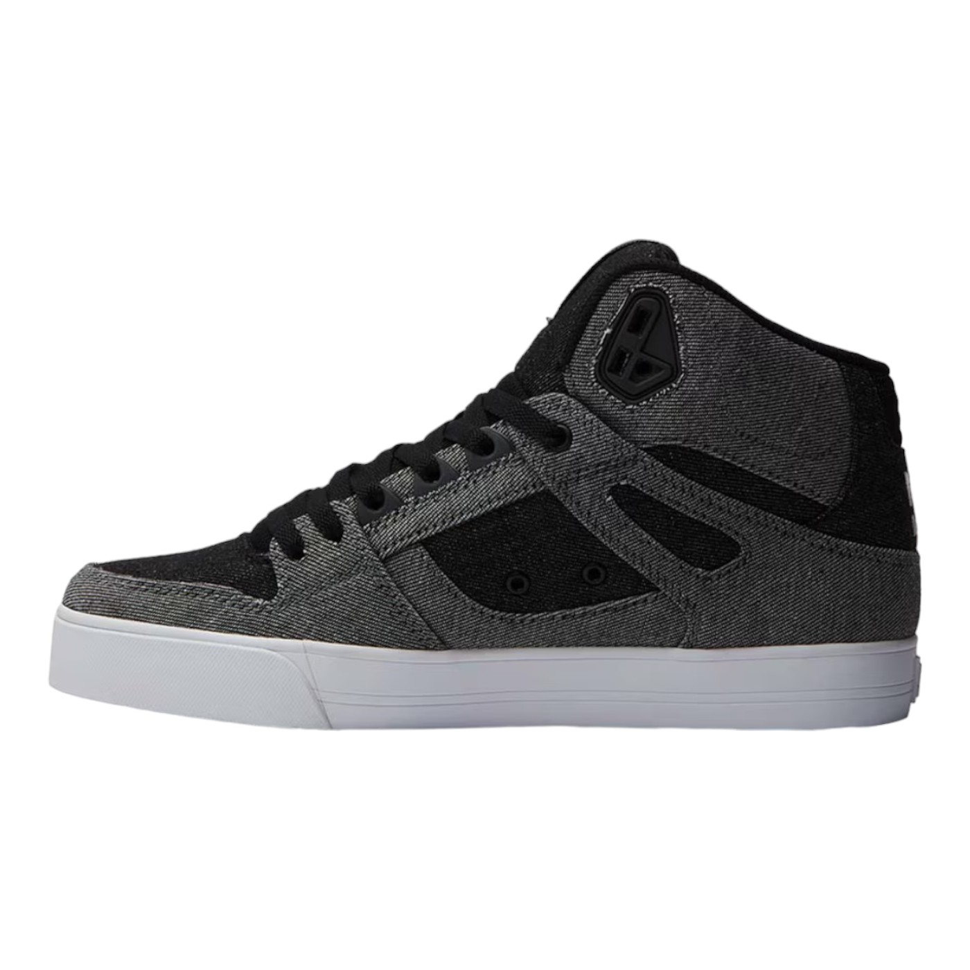 TENIS DC SHOES HOMBRE NEGRO DC SHOES PURE HIGH-TOP ADYS400046BDM.