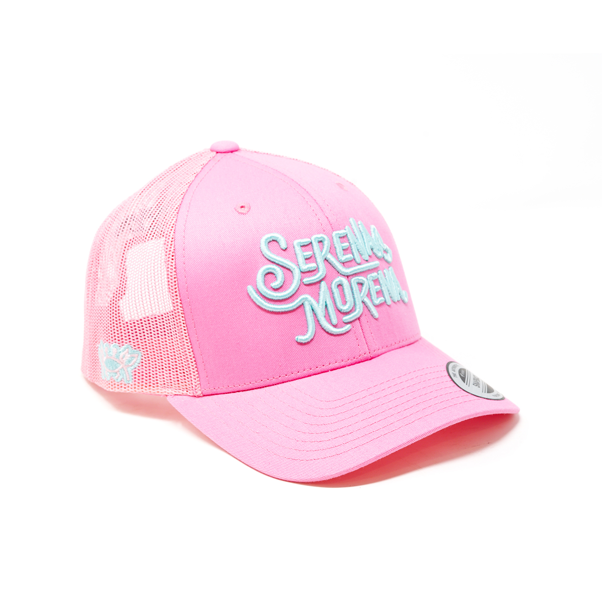 Gorra Yupoong Retro Trucker Rosa Serena Morena.