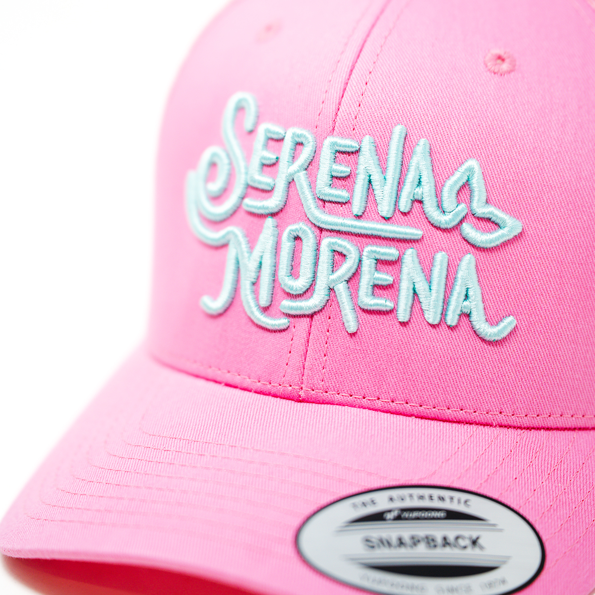 Gorra Yupoong Retro Trucker Rosa Serena Morena.