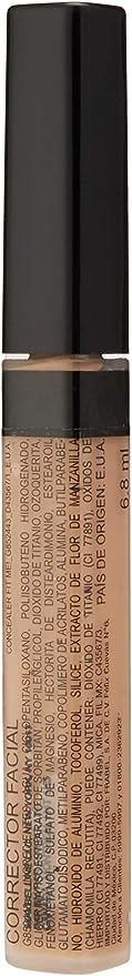 Maybelline Corrector Facial Fit Me Concealer Light, 6.8 g + Super Natural Polvo Compacto Matte, 220 Nat Beige, 12 gr.