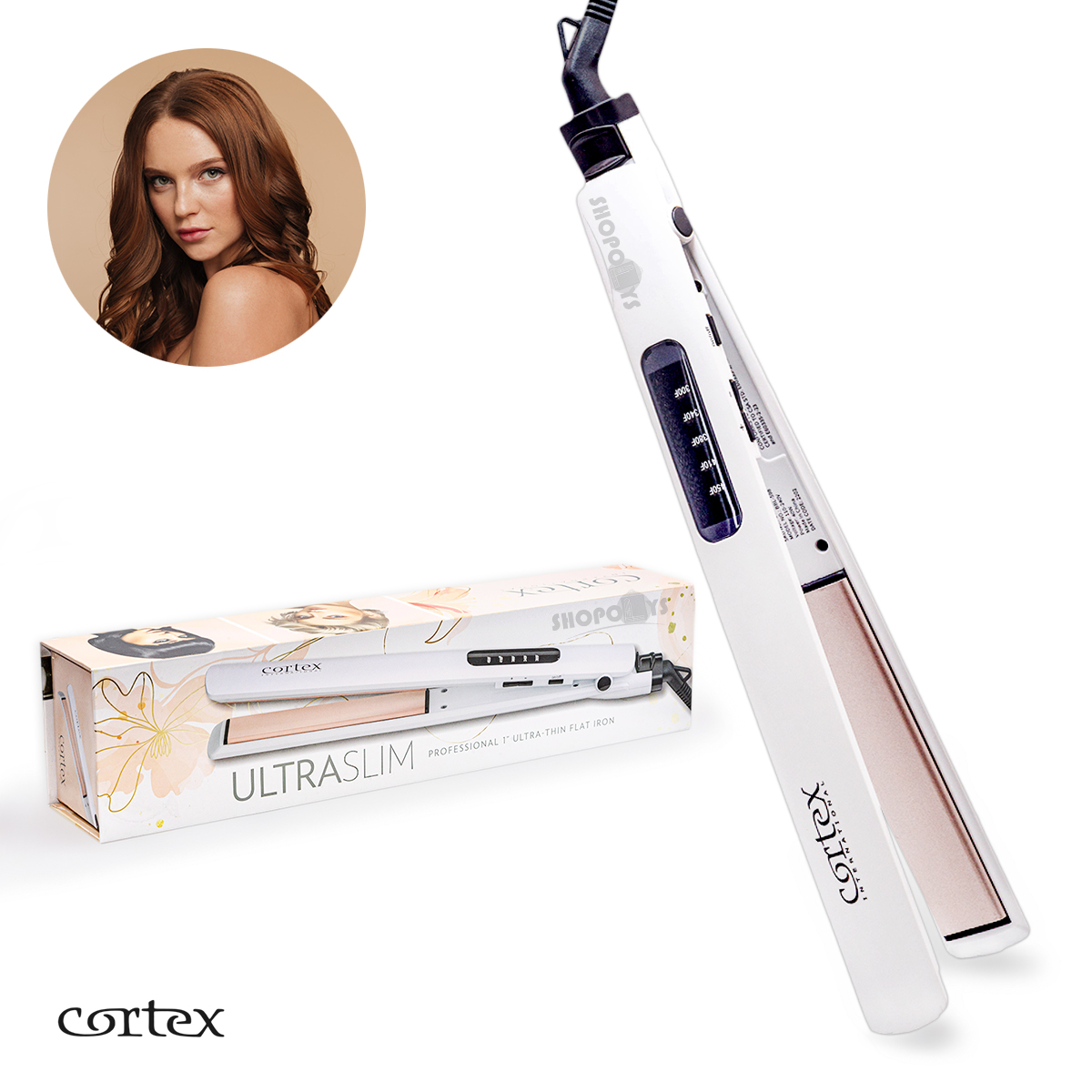 Plancha Alisadora Cortex Digital Ultradelgada Profesional