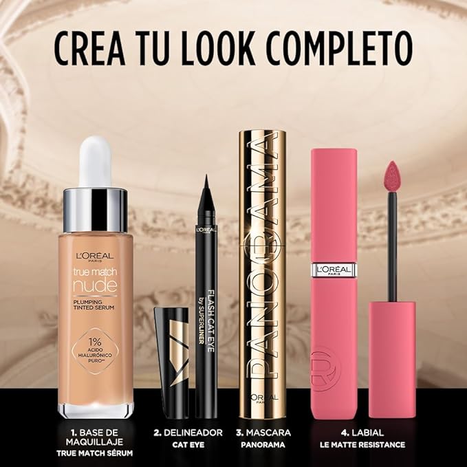 A L'Oréal Paris Serum rellenador con color y ácido hialurónico, True Match, Tono 4-5 Medium..