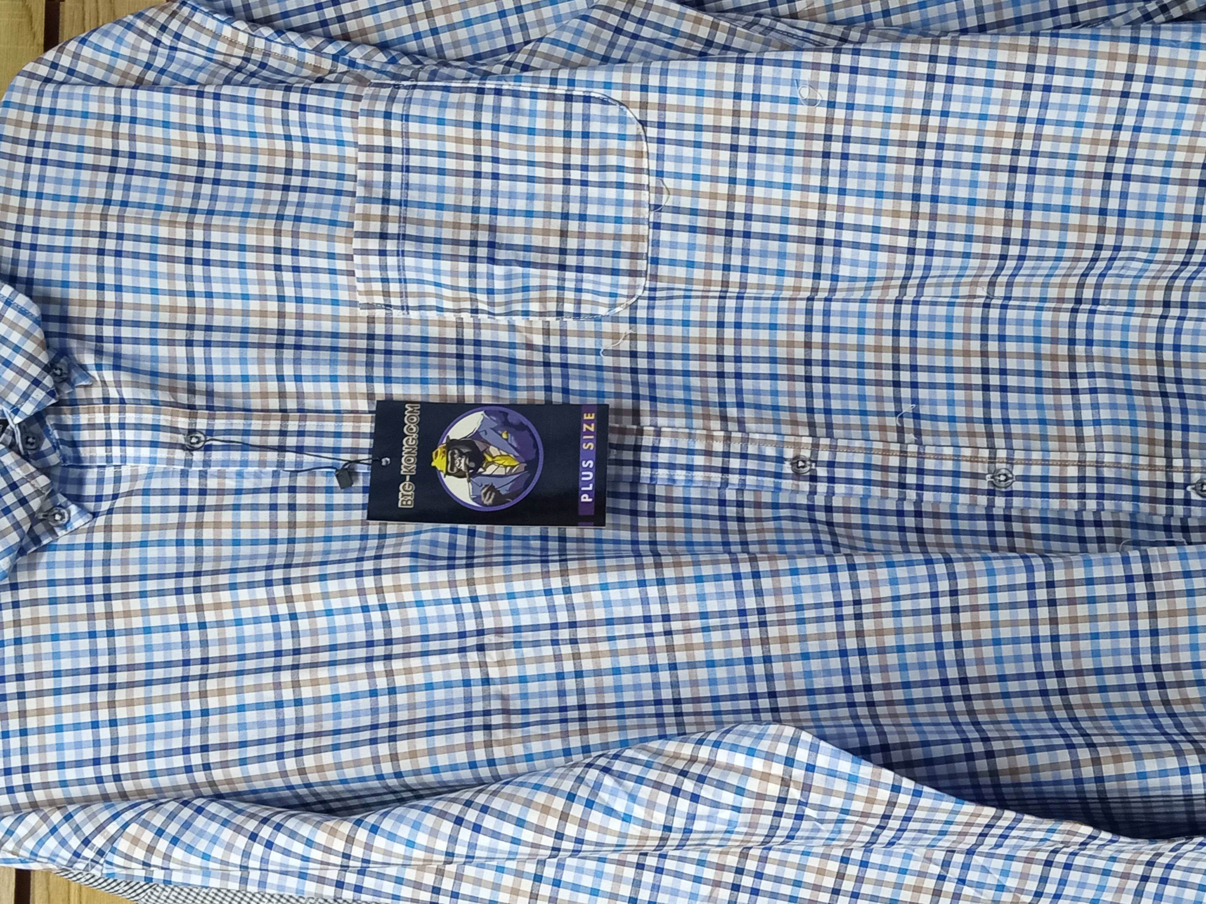 Camisa Caballero Tallas Extra Grande XL A 6XL Big Kong 114 G