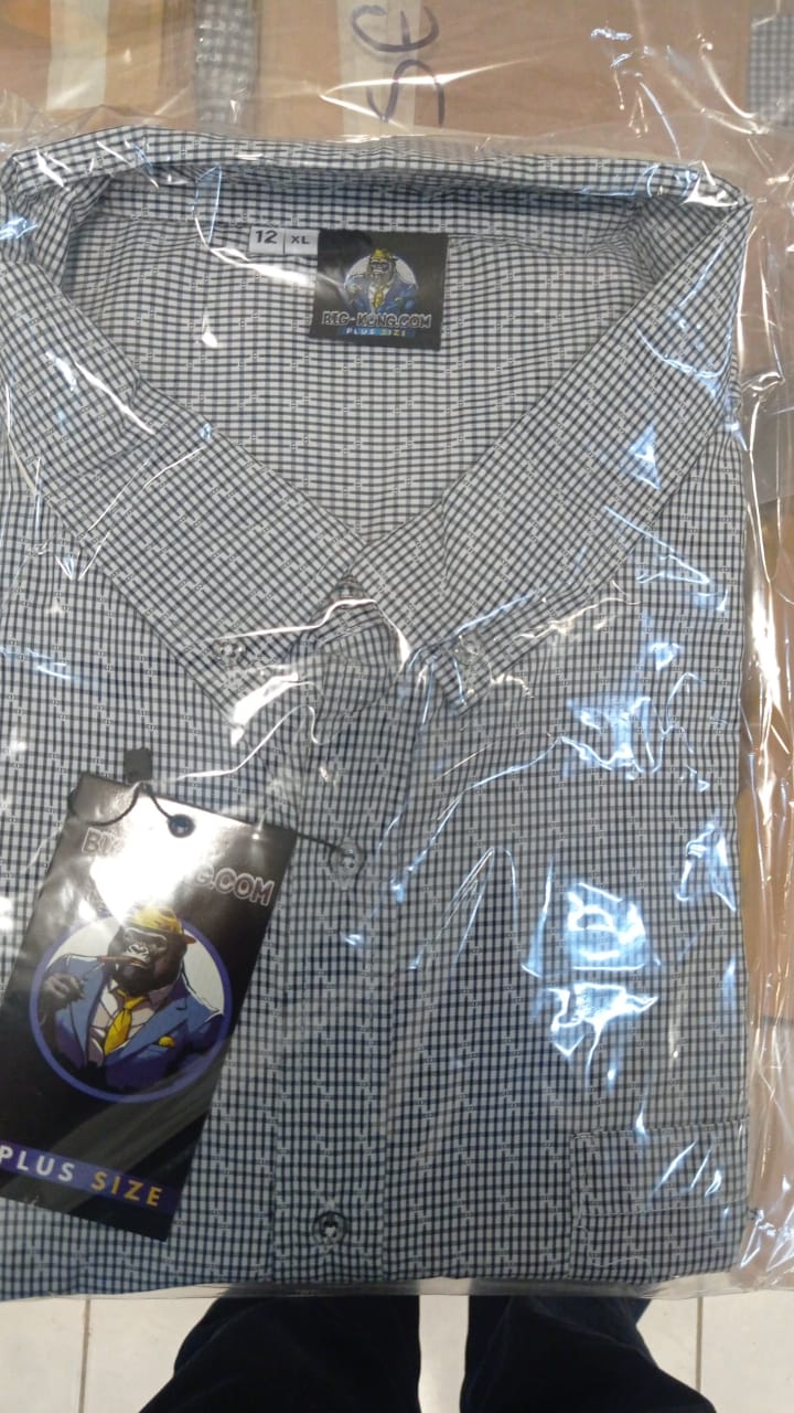 Camisa Caballero Tallas Extra Grande XL A 6XL Big Kong 226 H