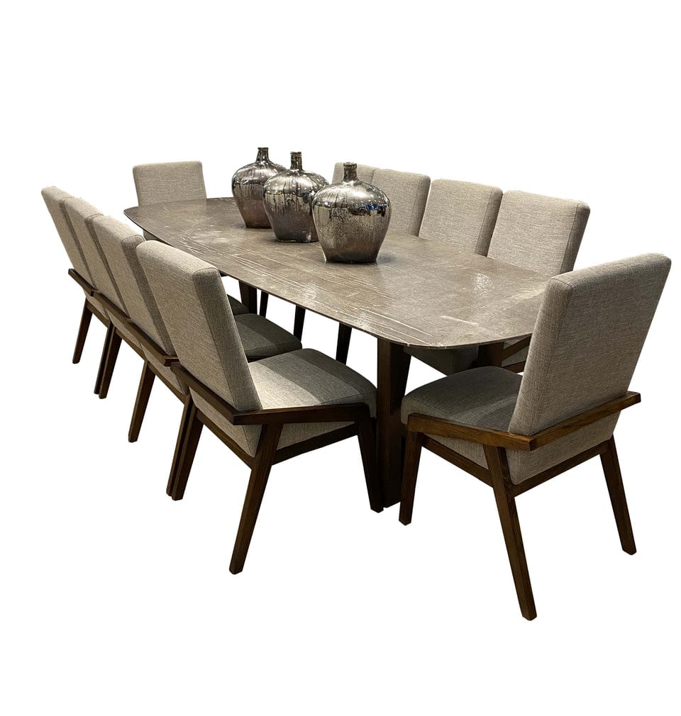 COMEDOR MODERNO Y COMODO DE MADERA 8 SILLONES
