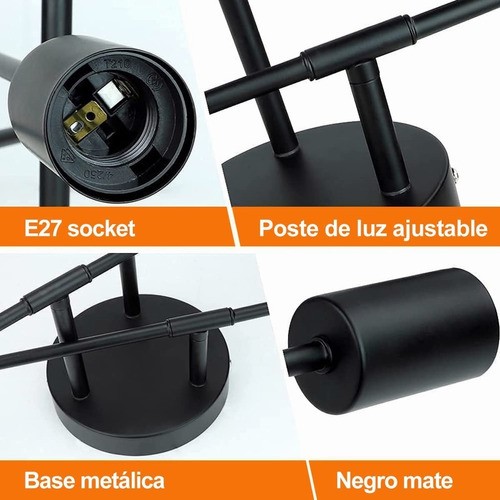 Lámpara De Techo Colgante Decorativas Moderna 6 Luces Sala