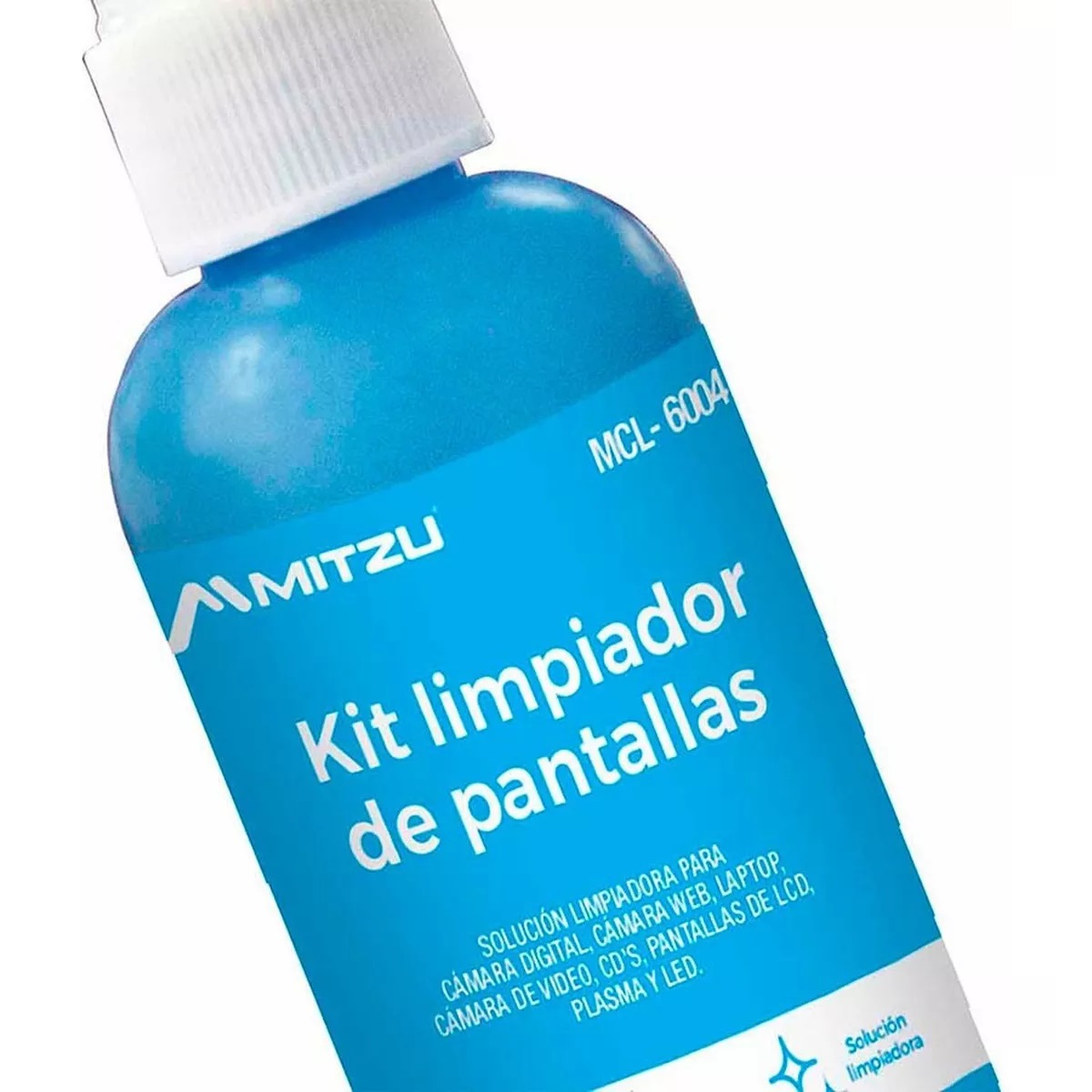 Kit Limpiador Para Pantallas Paño Liquido Y Cepillo Mcl-6004