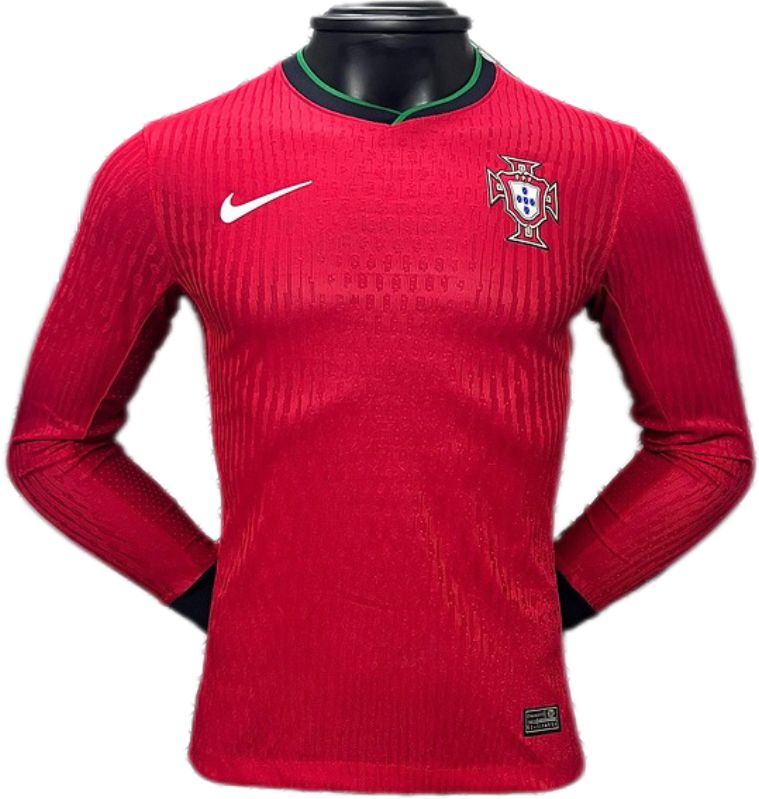 Nuevo! Jersey Portugal 2024/2025 Manga Larga Titular Local Roja Talla S.