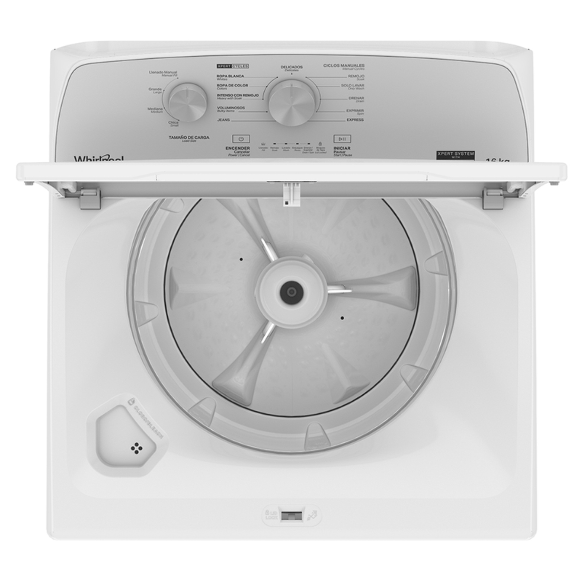 Lavadora Automática Whirlpool 8MWTW1612MJQ 16KG Xpert System Blanca ALBY ENTREGA SÓLO VÁLIDA EN LA CIUDAD DE MÉXICO Y ZONA METROPOLITANA.