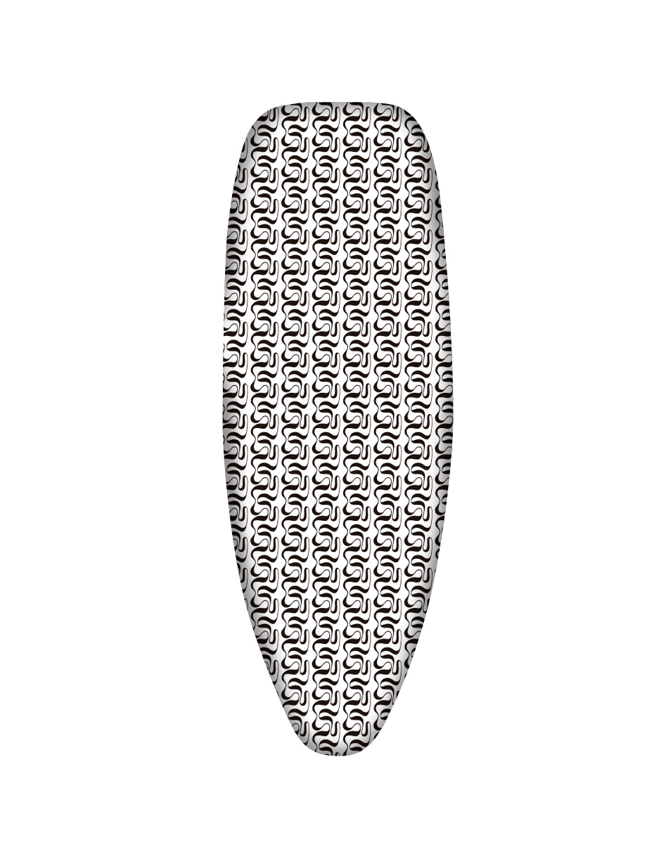 Funda Repuesto para Burro de Planchar Jumbo Best Waves 135cm x 48cm 100% Algodon + Teflon Maxima Hogar