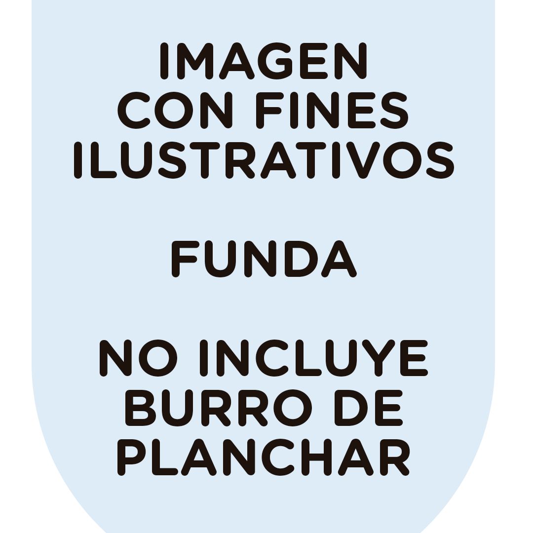 Funda Repuesto para Burro de Planchar Standard BLUE Better 137 cm x 36cm 100% Algodon + Teflon Maxima Hogar