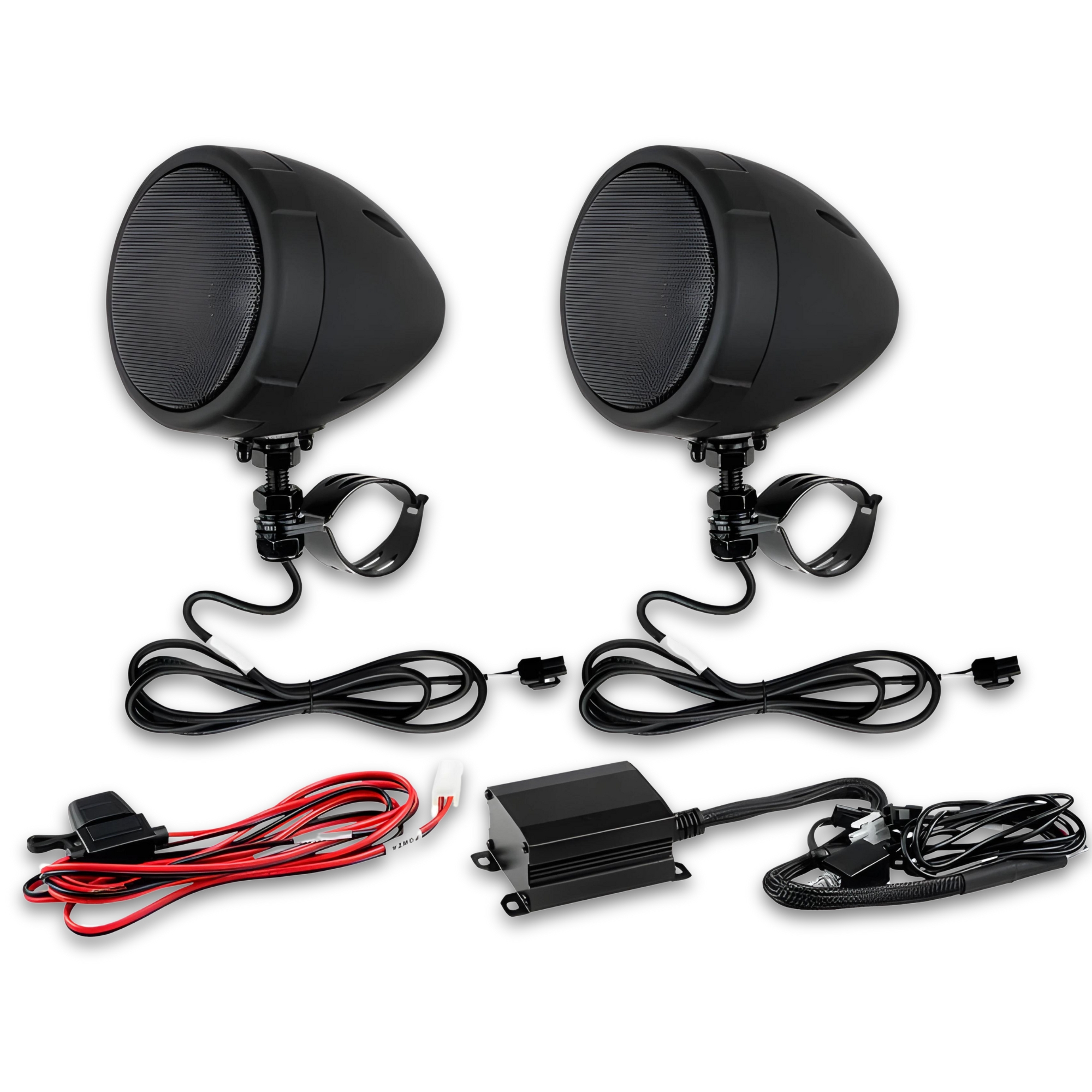 Bocinas Para Moto Contra Agua Audiopipe APMC503KT IPX5.