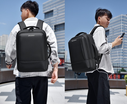 Mochila Para Hombre Mochila Para Ordenador Portátil Bolsa De Viaje De Gran Capacidad Mochila Impermeable