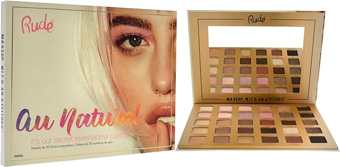 Aa Naturel - Rude Paleta de sombras con 30 tonos.