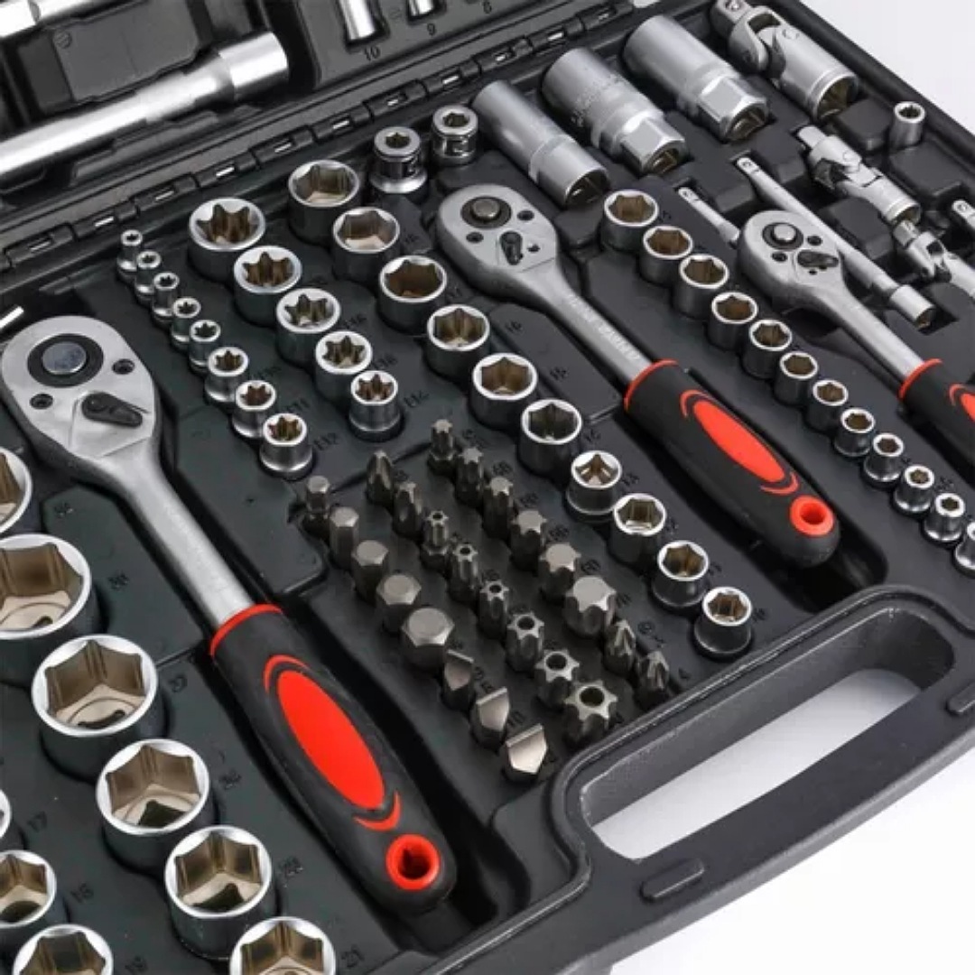 Set Herramientas Juego De Dados 171 Pcs Llaves Con Estuche