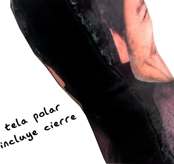 A INESTAMPABLE Cojín Almohada Chayanne Chiquito Peluche con Relleno | Peluche Enano Personaje - Artista | Tela Polar Suave.