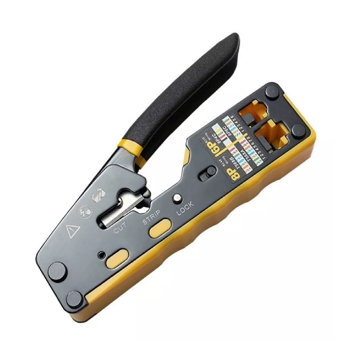 Crimpadora Para Conectores Pasantes Rj45 Cat6 Cat5
