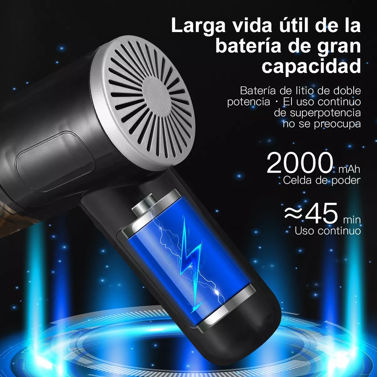Aspiradora Para Auto/hogar Mini Portatil De Mano Inalambrica.