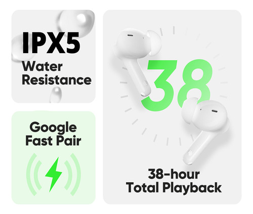 Realme Buds T110 Bluetooth Tws Audífonos Inalámbricos Color Blanco