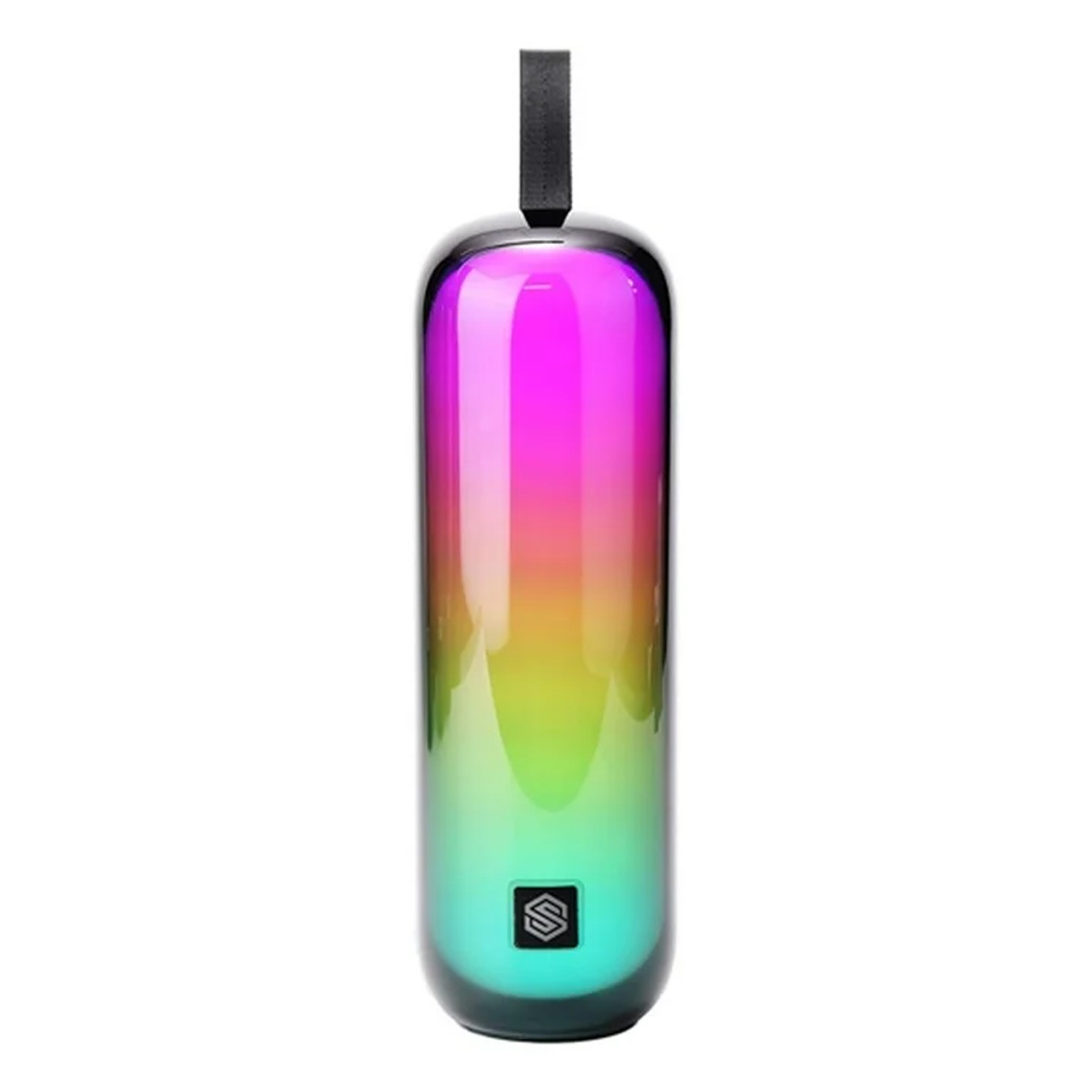 Bocina Inalámbrica Bluetooth Nova Selec Sound Bt232 Tws Luz Led Radio Fm Negro