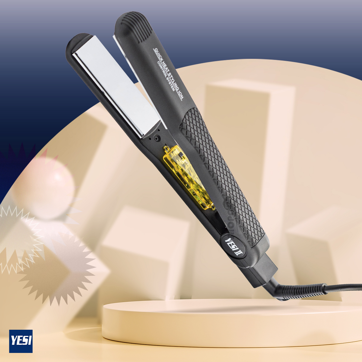 Plancha De Cabello Yesi II Titanio-cerámica