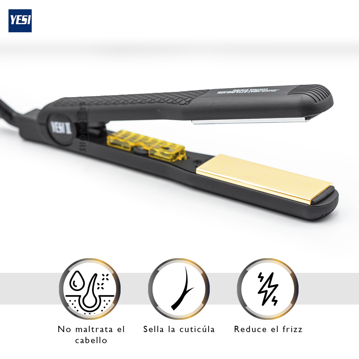 Plancha De Cabello Yesi II Titanio-cerámica