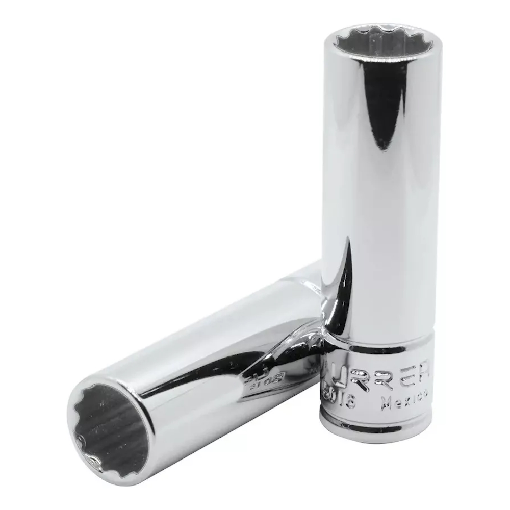 Dado Largo Cuadro 3/8 6 Puntas Métrico 10 Mm Urrea.