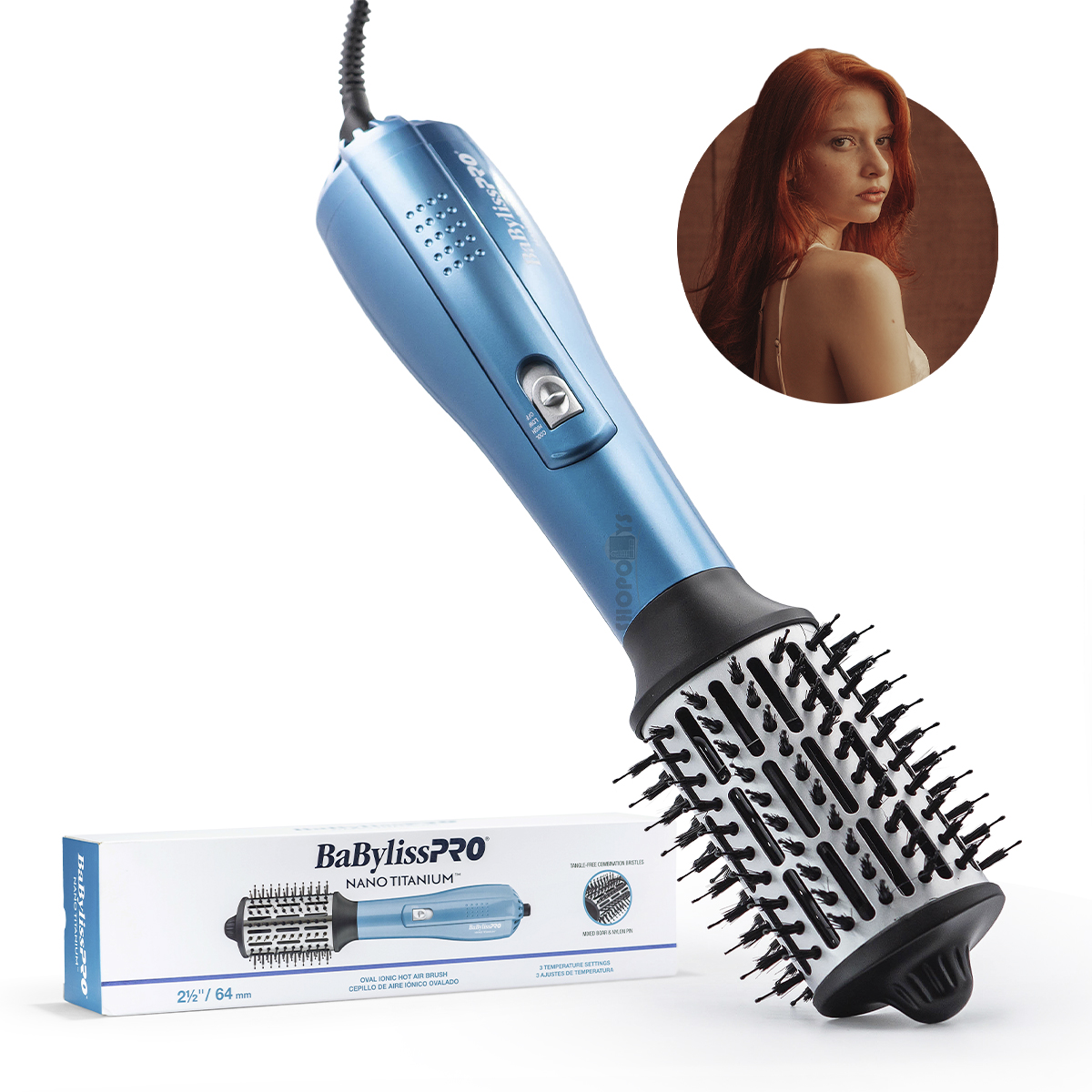 Cepillo Ovalado Babyliss Pro Nano 2 1/2