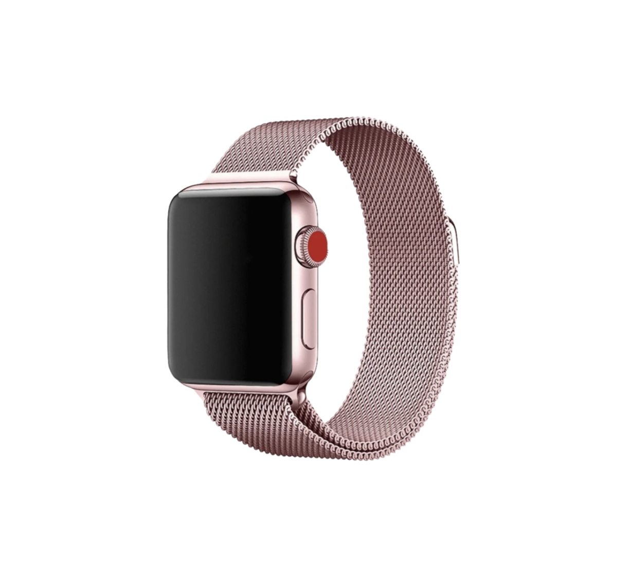 Correa Metálica Compatible con Apple Watch 45mm Color Golden Rose.