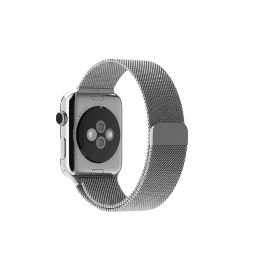 Correa Metálica Compatible con Apple Watch 45mm Color Plata.