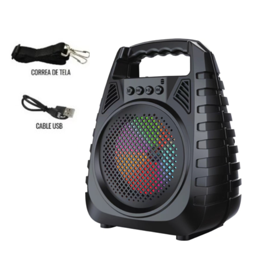 Bocina Bluetooth 6.5 Pulgadas Recargable Usb Micro sd SA688T.