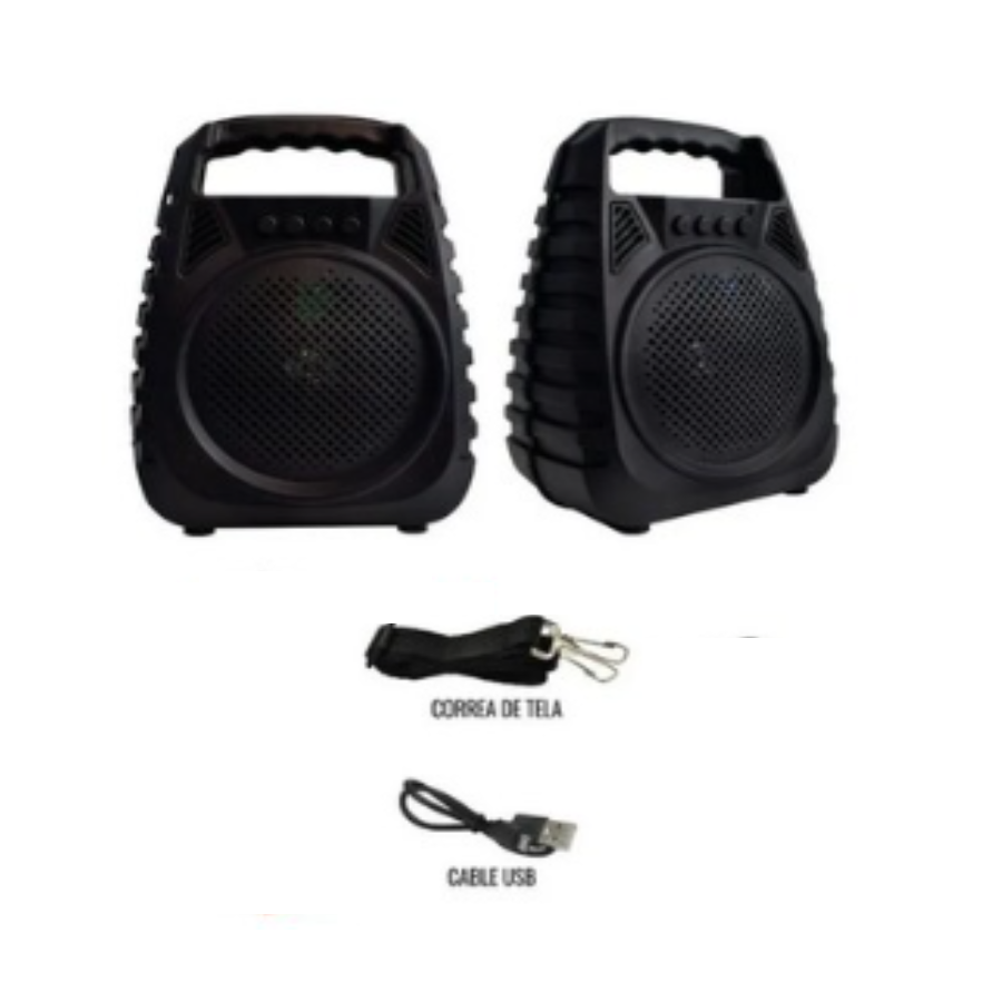 Bocina Bluetooth 6.5 Pulgadas Recargable Usb Micro sd SA688T.
