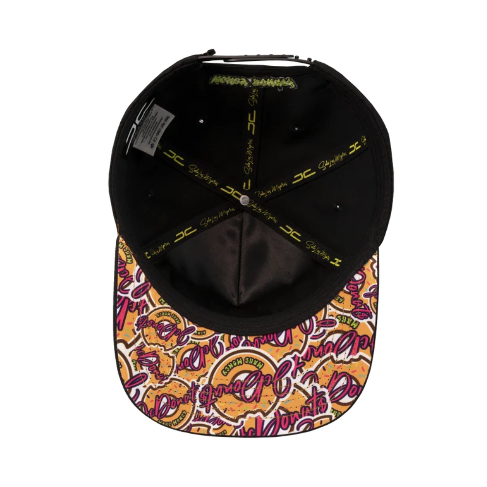 Gorra JC Hats Snapback Donuts Balck Negro 001660.