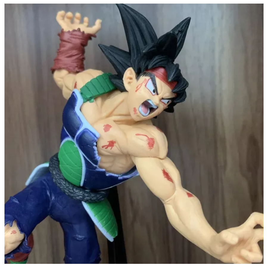 Juguete Muñeco Figura Bardock Peleando Dragon Ball Z Anime 22 Cm