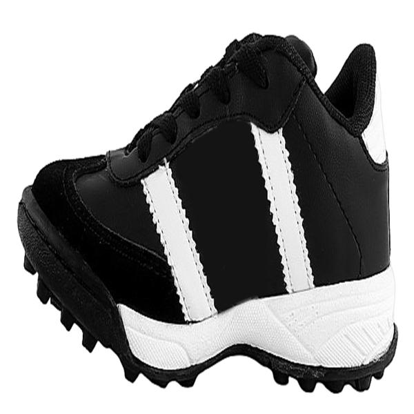 Tenis Fútbol Rápido 100% Piel Cosidos Multitacos Futsala Cómodos 212 Negro