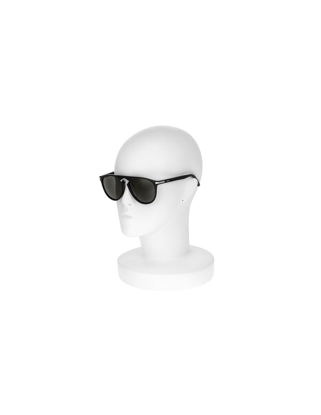 Lentes de sol Cartier CT0013SA 001 Aviator Black Silver Gray