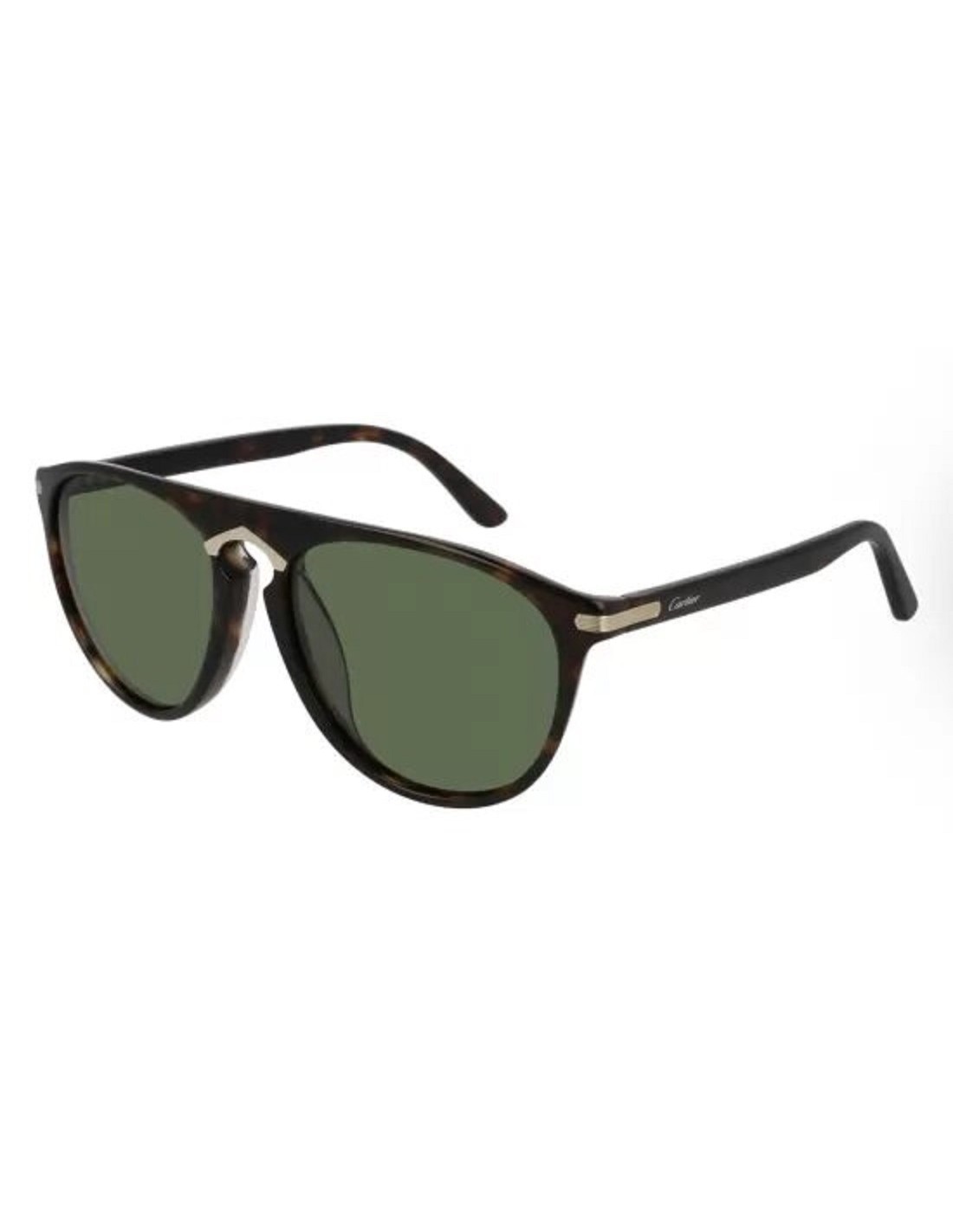 Lentes de sol Cartier CT0013SA 002 Aviator Tortoise Gold