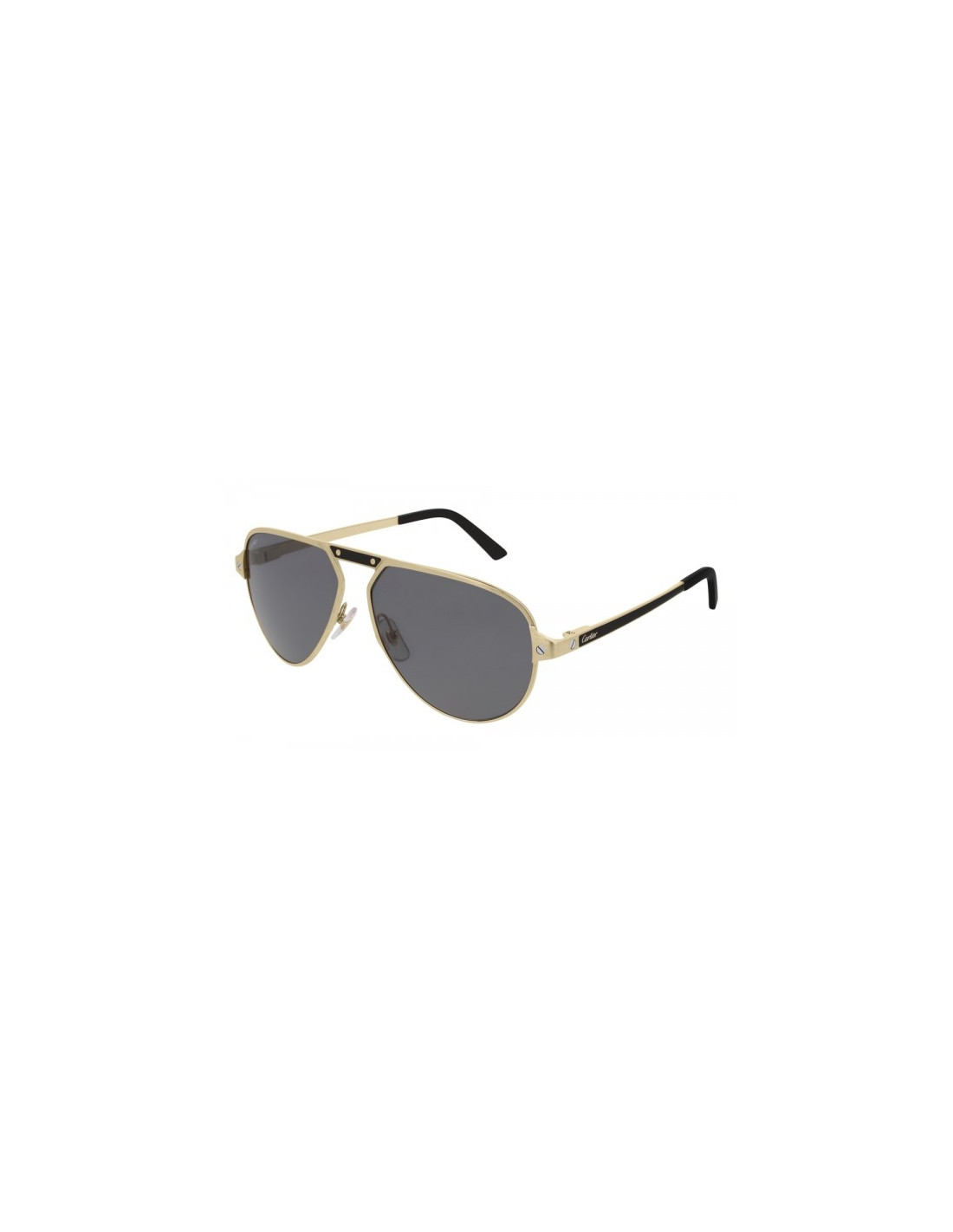 Lentes de sol Cartier CT0101S 001 Aviator Dorado Negro