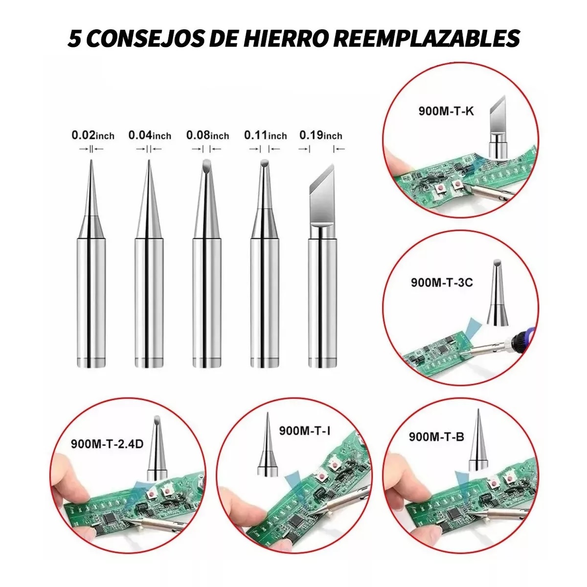 Estación De Soldadura 127v 2 En 1, Pistola De Aire Y Cautín