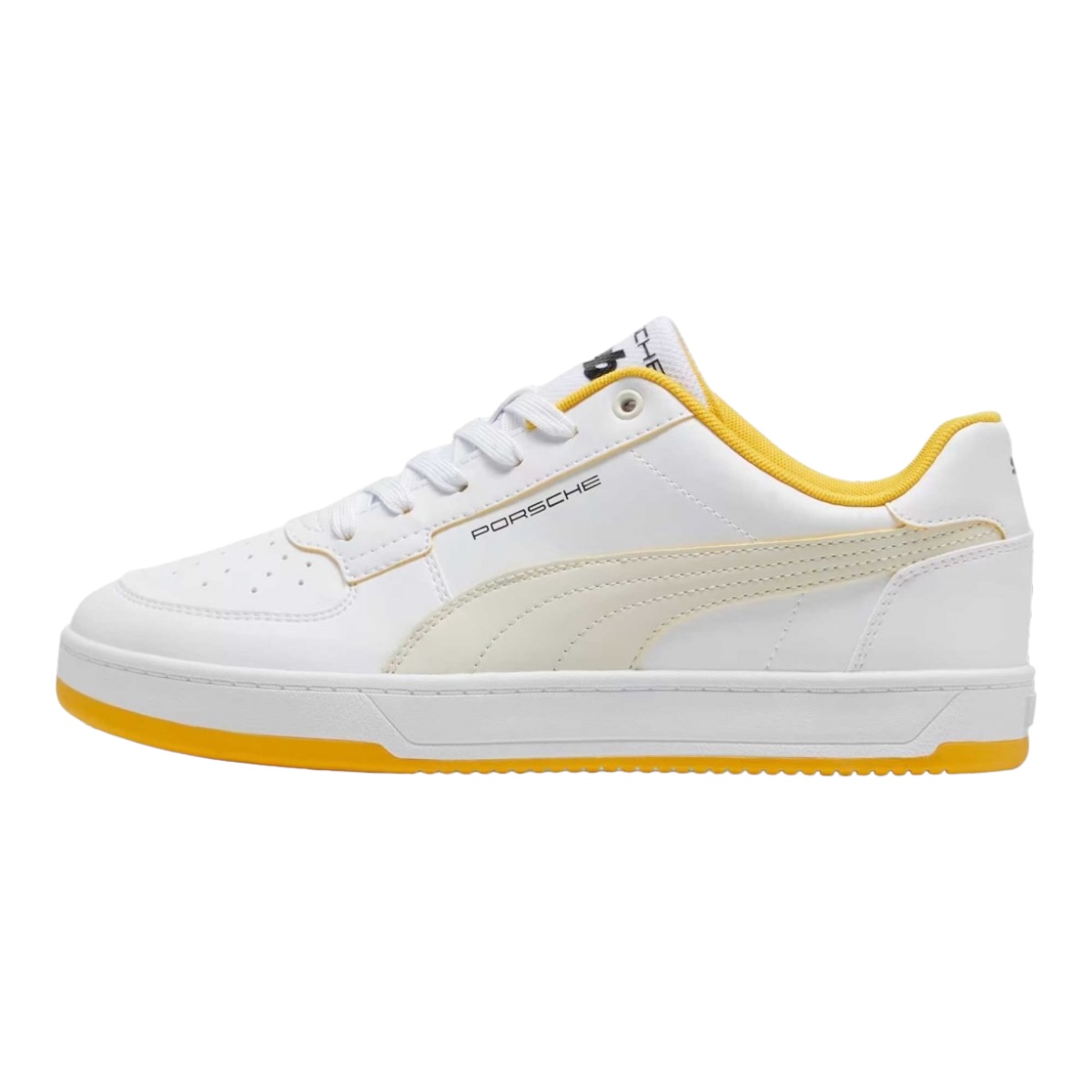 Tenis Puma Caven 2.0 Porsche Blanco-Amarillo Casual Hombre 100% Original