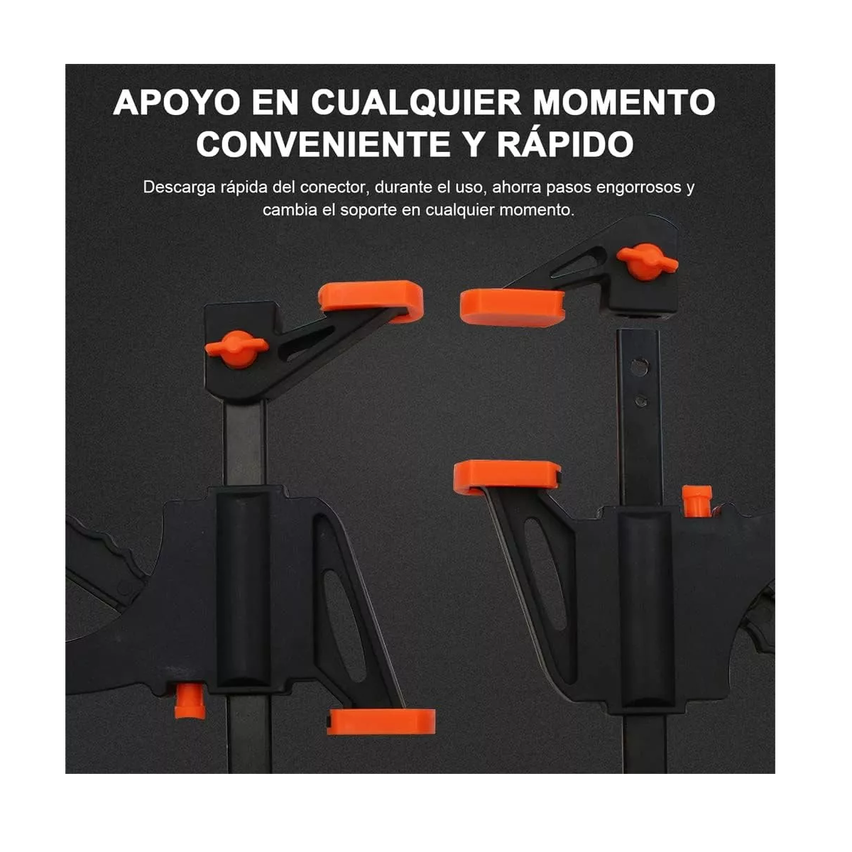 Kit 6in Pinzas De Presion Para Carpintería 6 Piezas