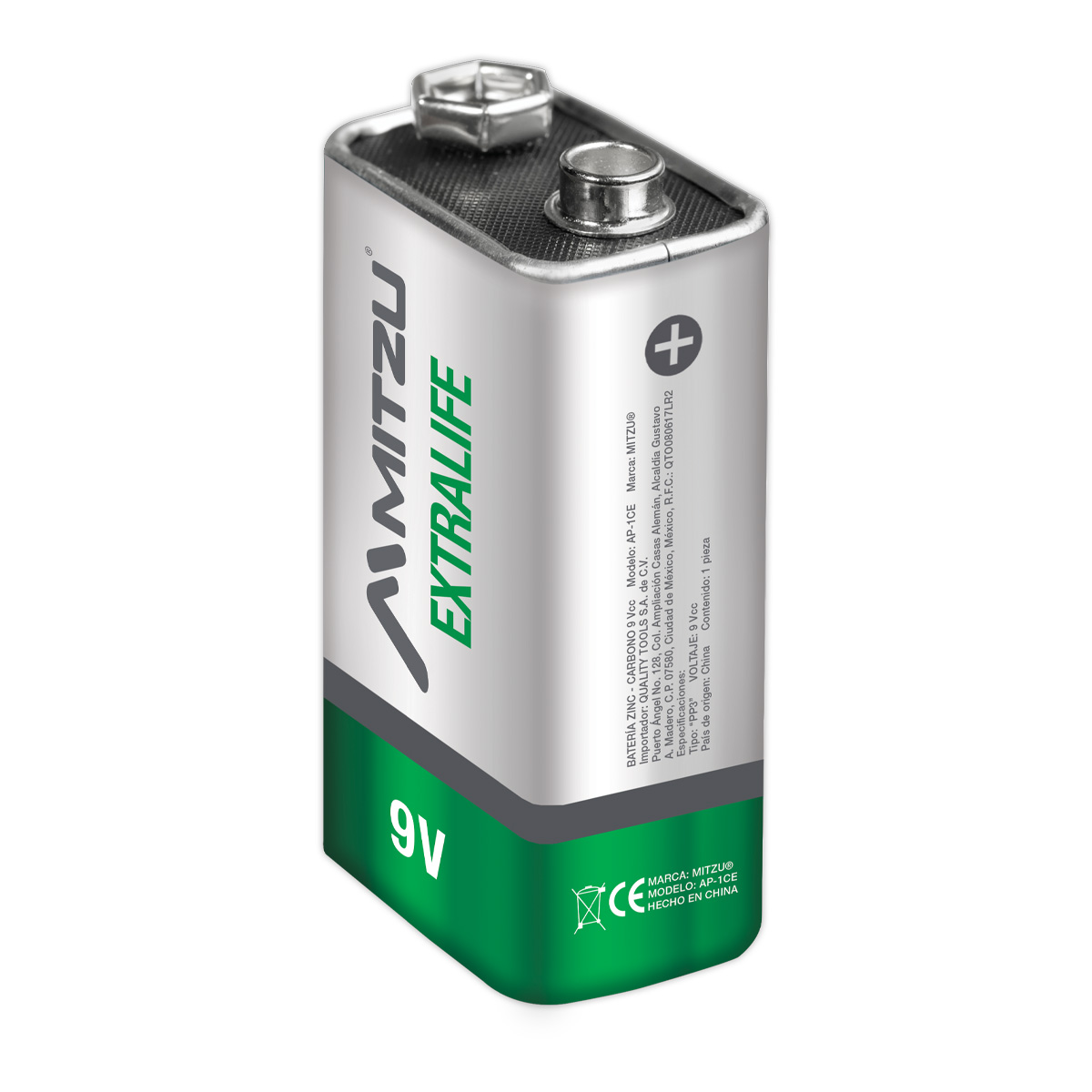 Batería Alcalina 9 V Ap-1ce.