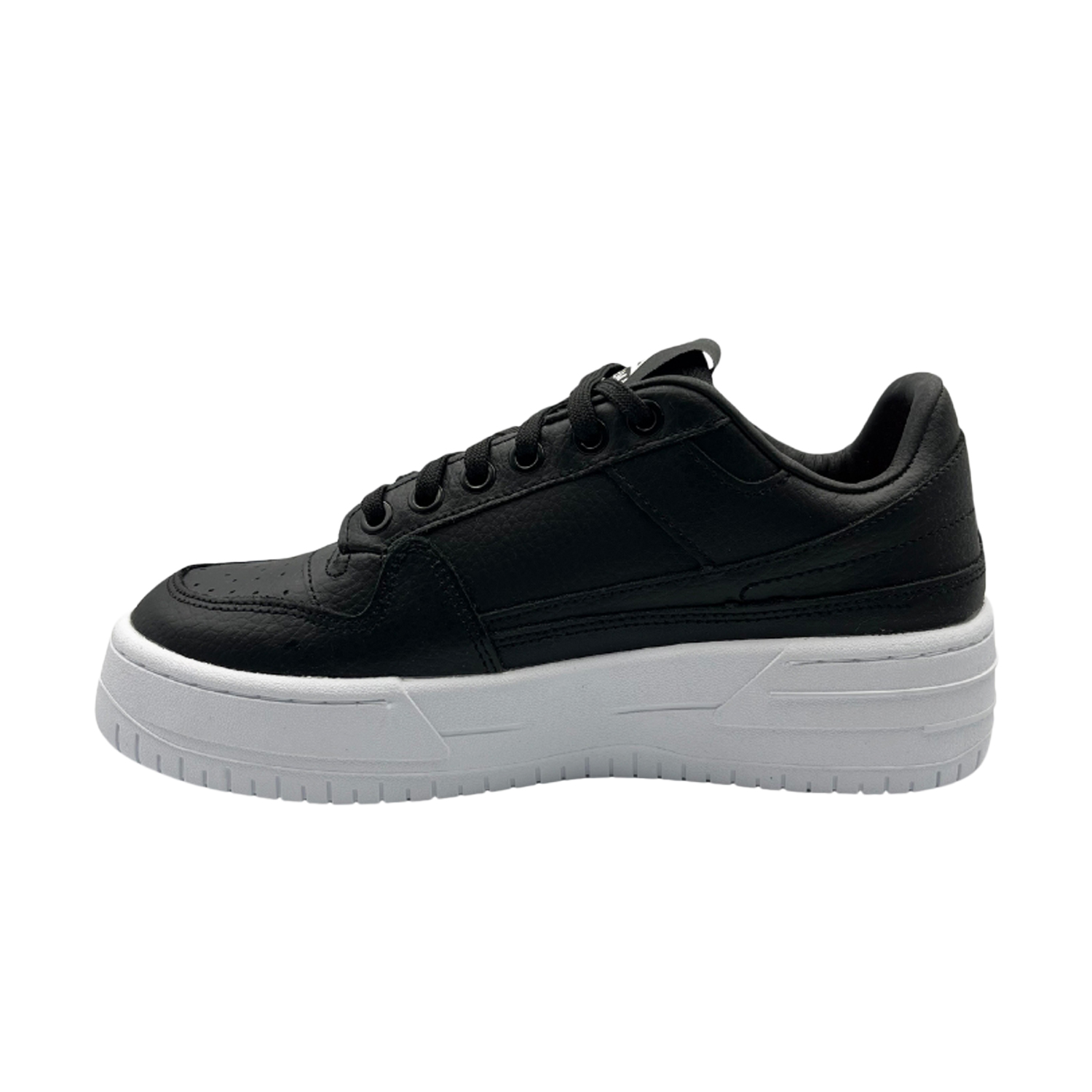 Tenis Pirma 5524 Casual Urbano Color Negro Con Plataforma Para dama .