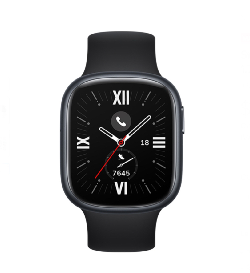 Smartwatch Honor Watch Watch4 1.75"" caja negra, malla de silicona negro.