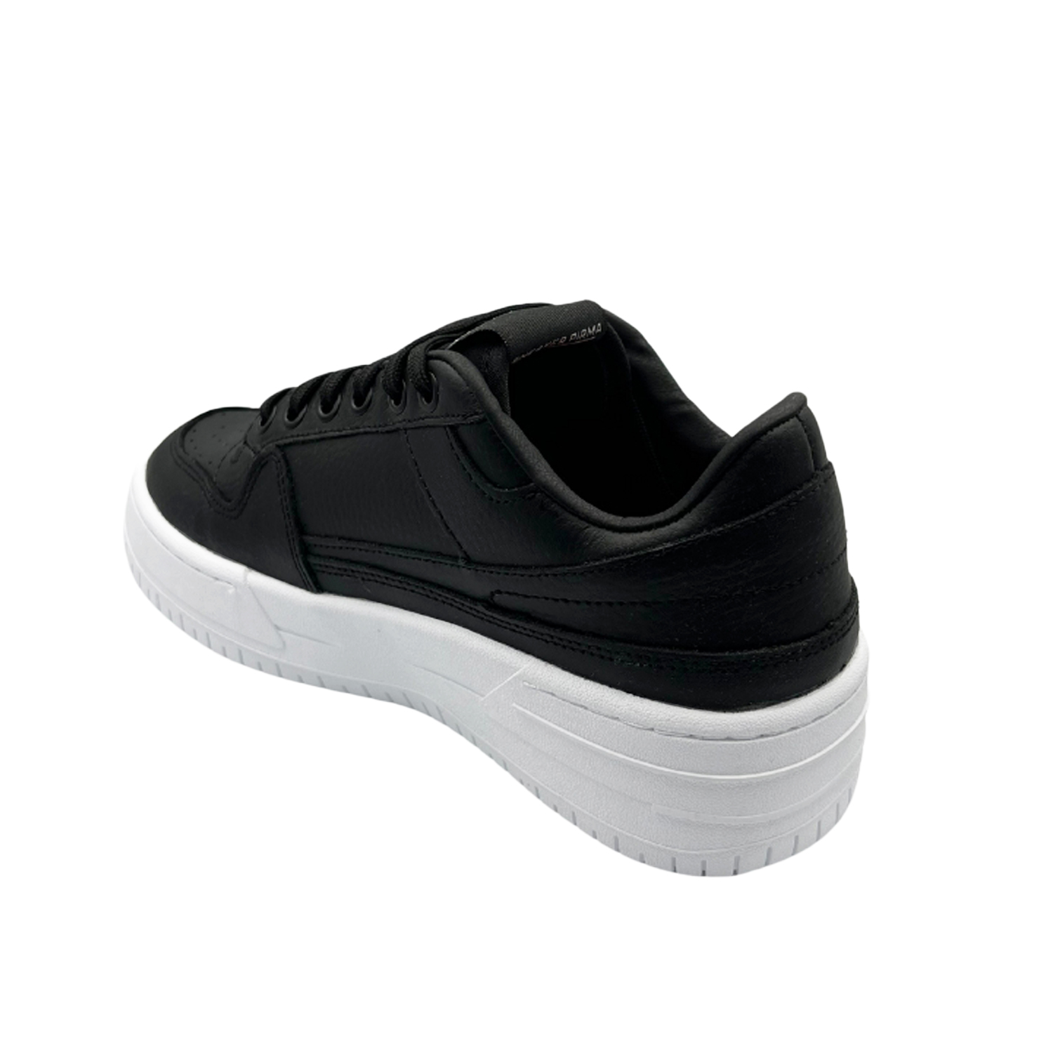 Tenis Pirma 5524 Casual Urbano Color Negro Con Plataforma Para dama .
