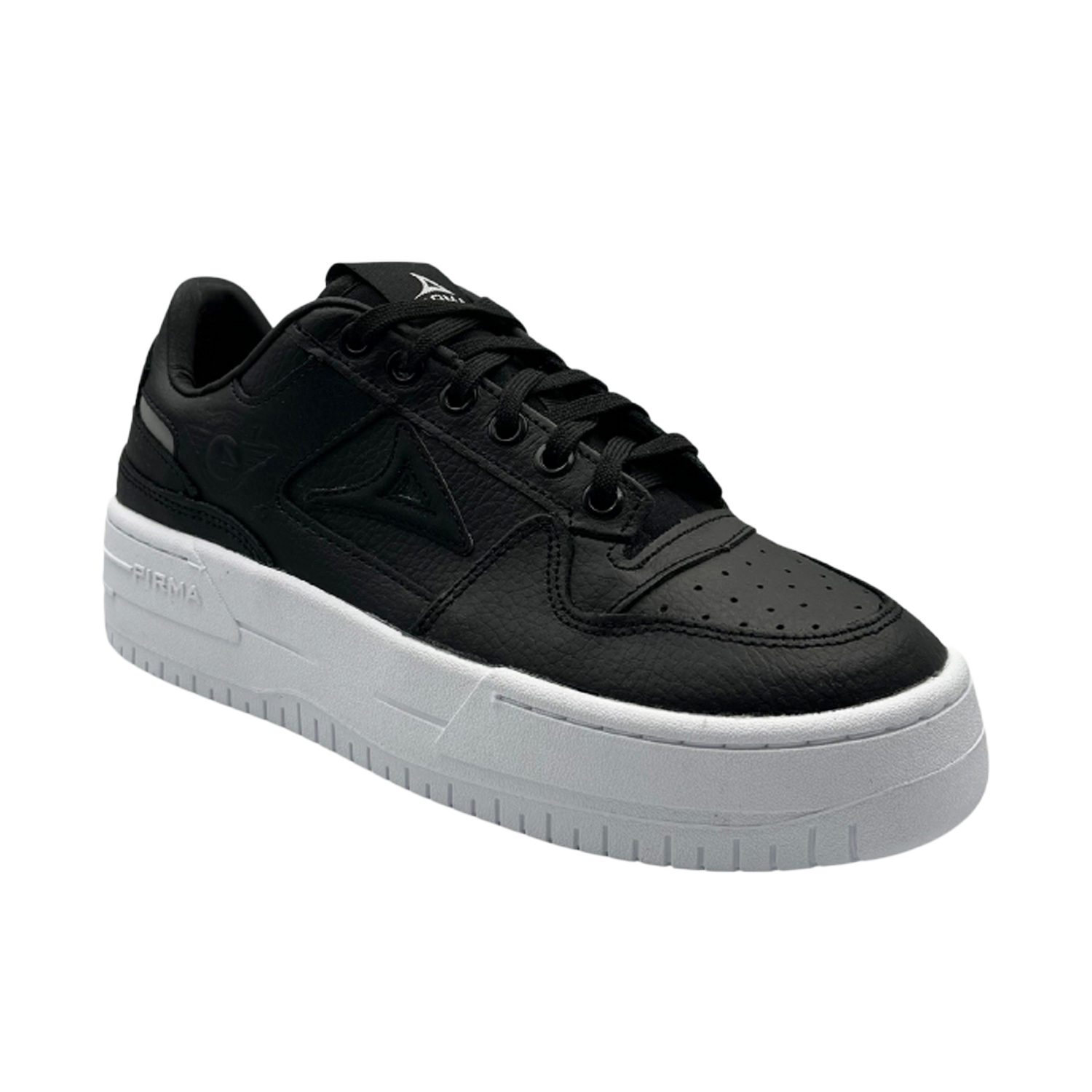 Tenis Pirma 5524 Casual Urbano Color Negro Con Plataforma Para dama .
