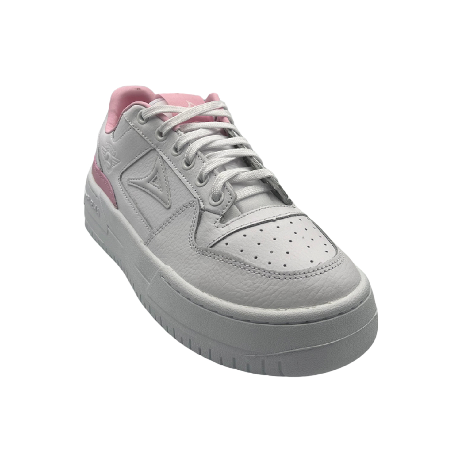 Tenis Pirma 5524 Casual Urbano Color Blanco Con Plataforma Para dama.