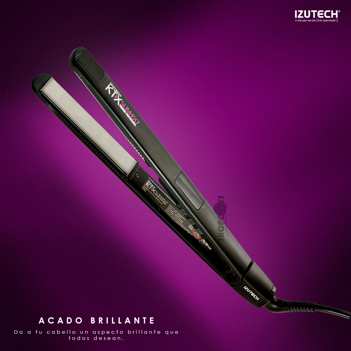 Plancha Izutech Ktx Slim450 De Titanio Profesional 450°f